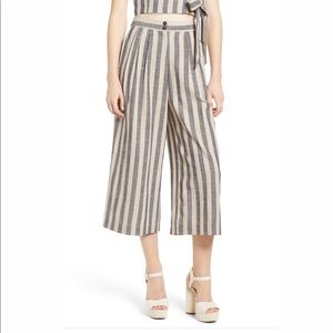 ASTR the label Striped Crop Wide Leg